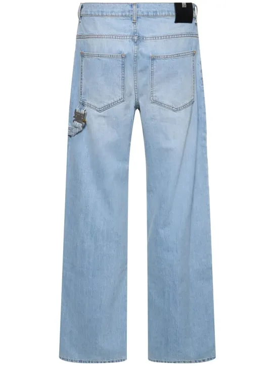 1017 Alyx 9sm   Wide denim jeans w/buckle 