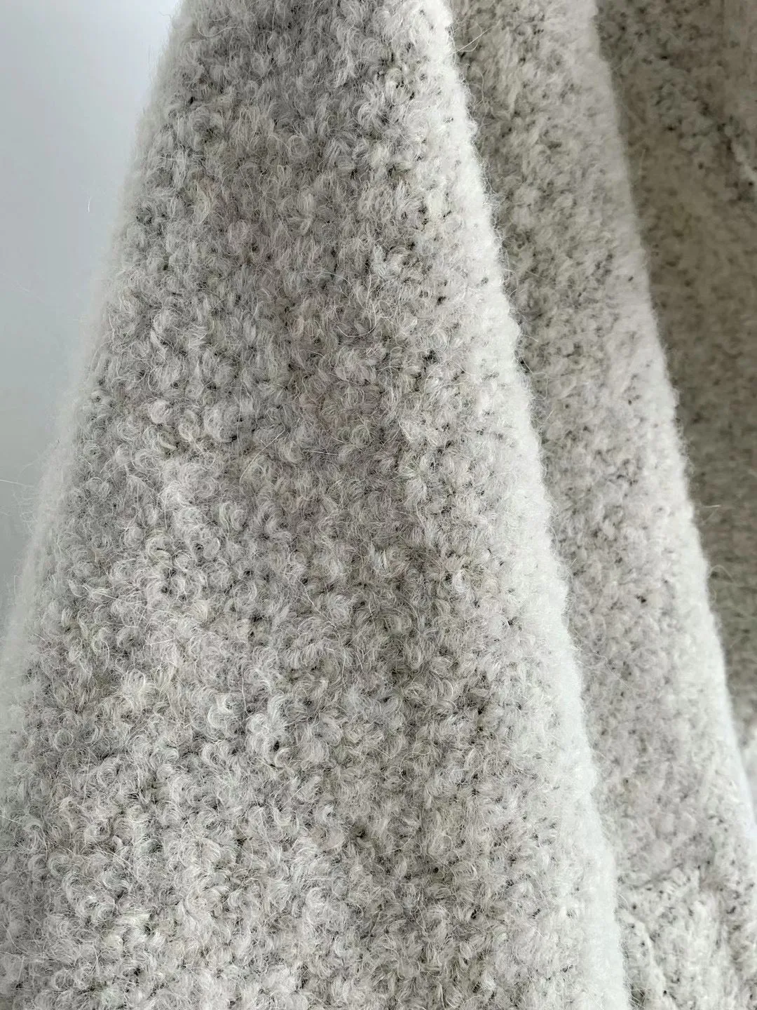 11月PO 高質高級感 ｜ 1124107 Alpaca wool廓型oversized 短版外套