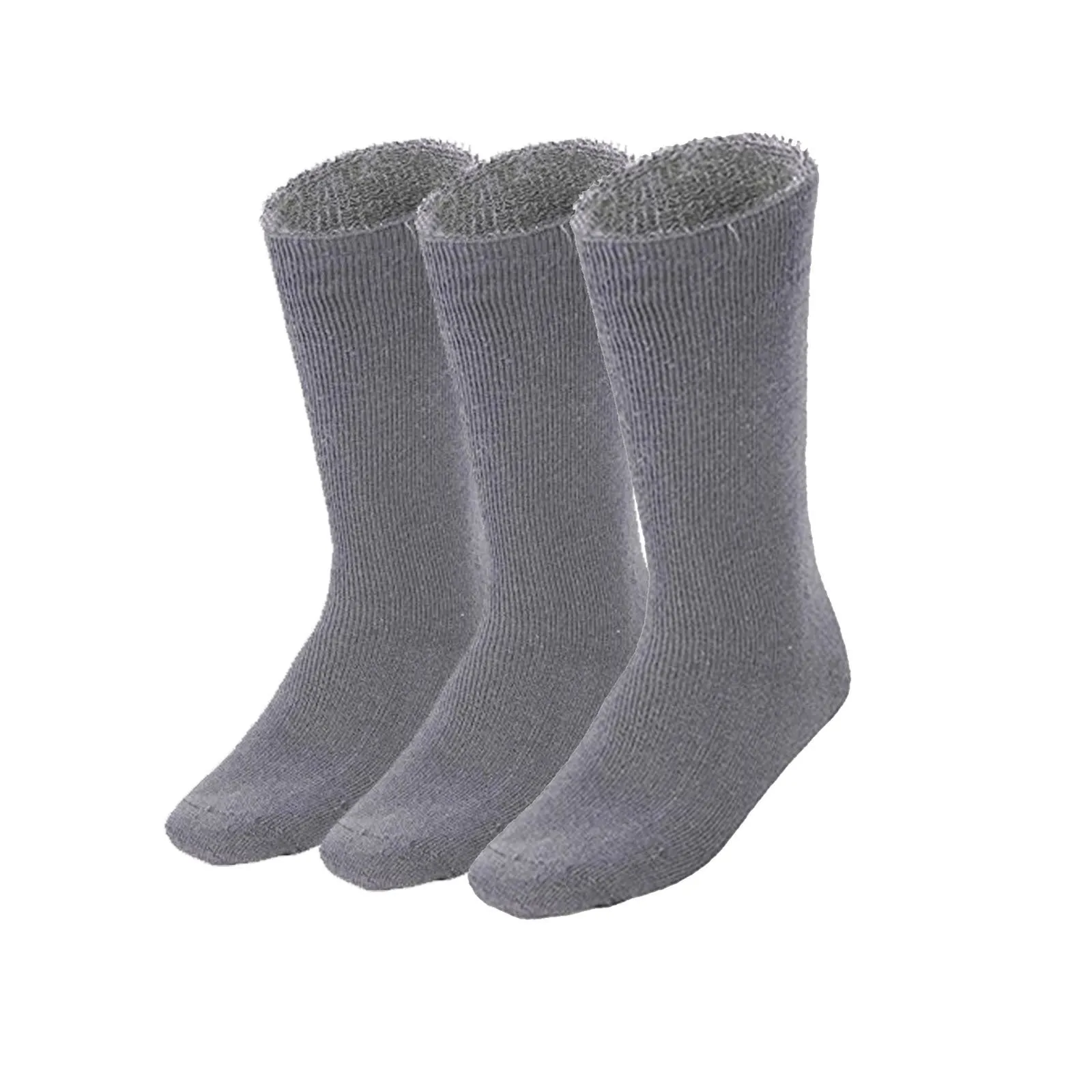 3 Pairs BAMBOO SOCKS Mens Heavy Duty Premium Thick Work Socks Cushion BULK