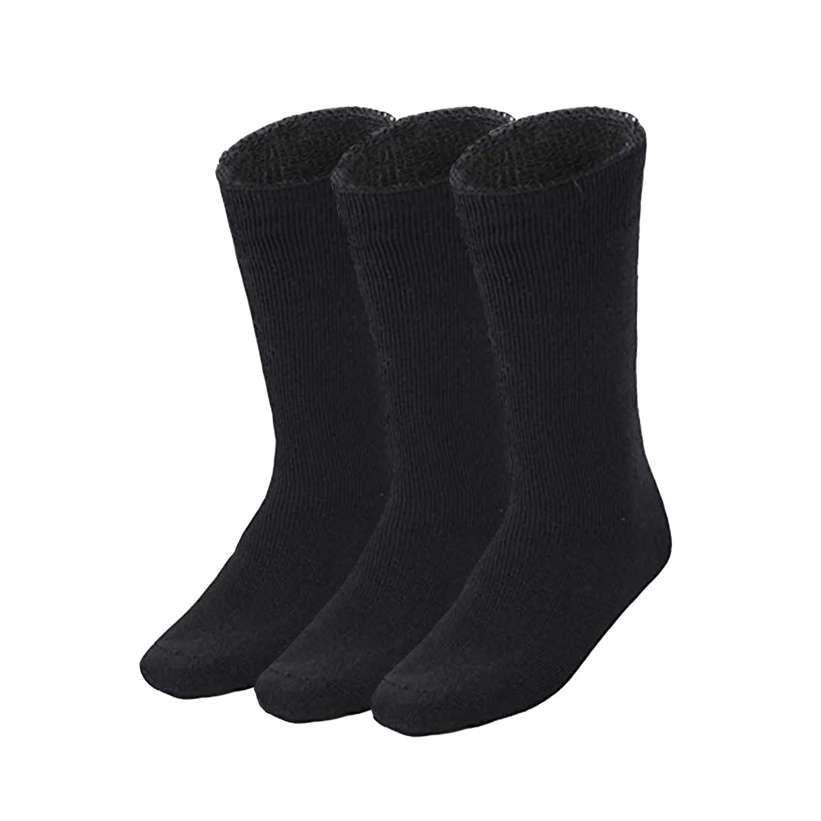 3 Pairs BAMBOO SOCKS Mens Heavy Duty Premium Thick Work Socks Cushion BULK