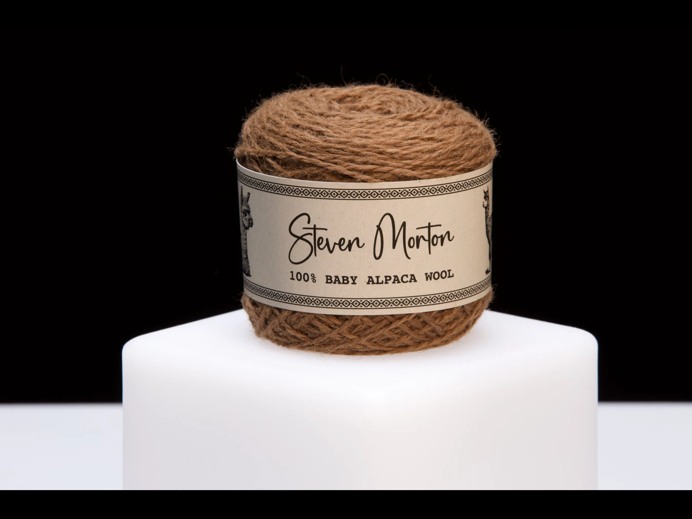 Baby Alpaca Yarn - Natural Brown (Set of 3)