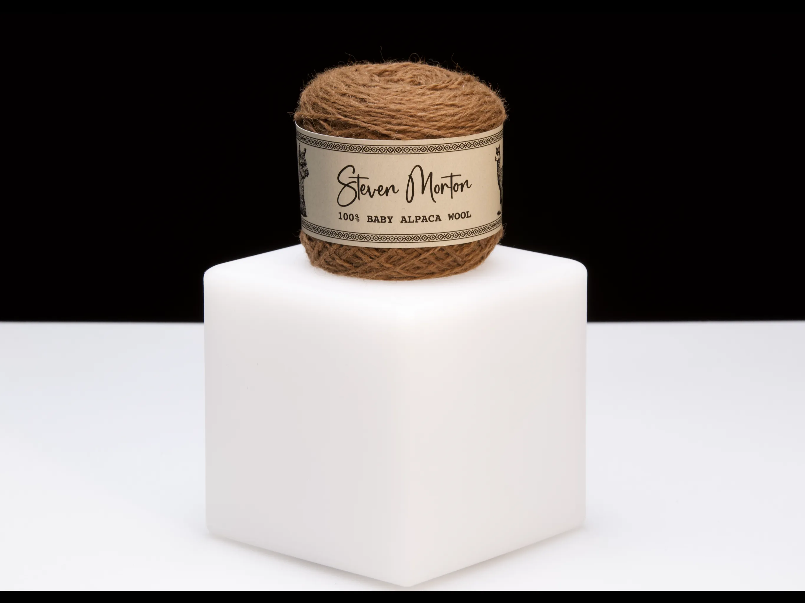 Baby Alpaca Yarn - Natural Brown (Set of 3)