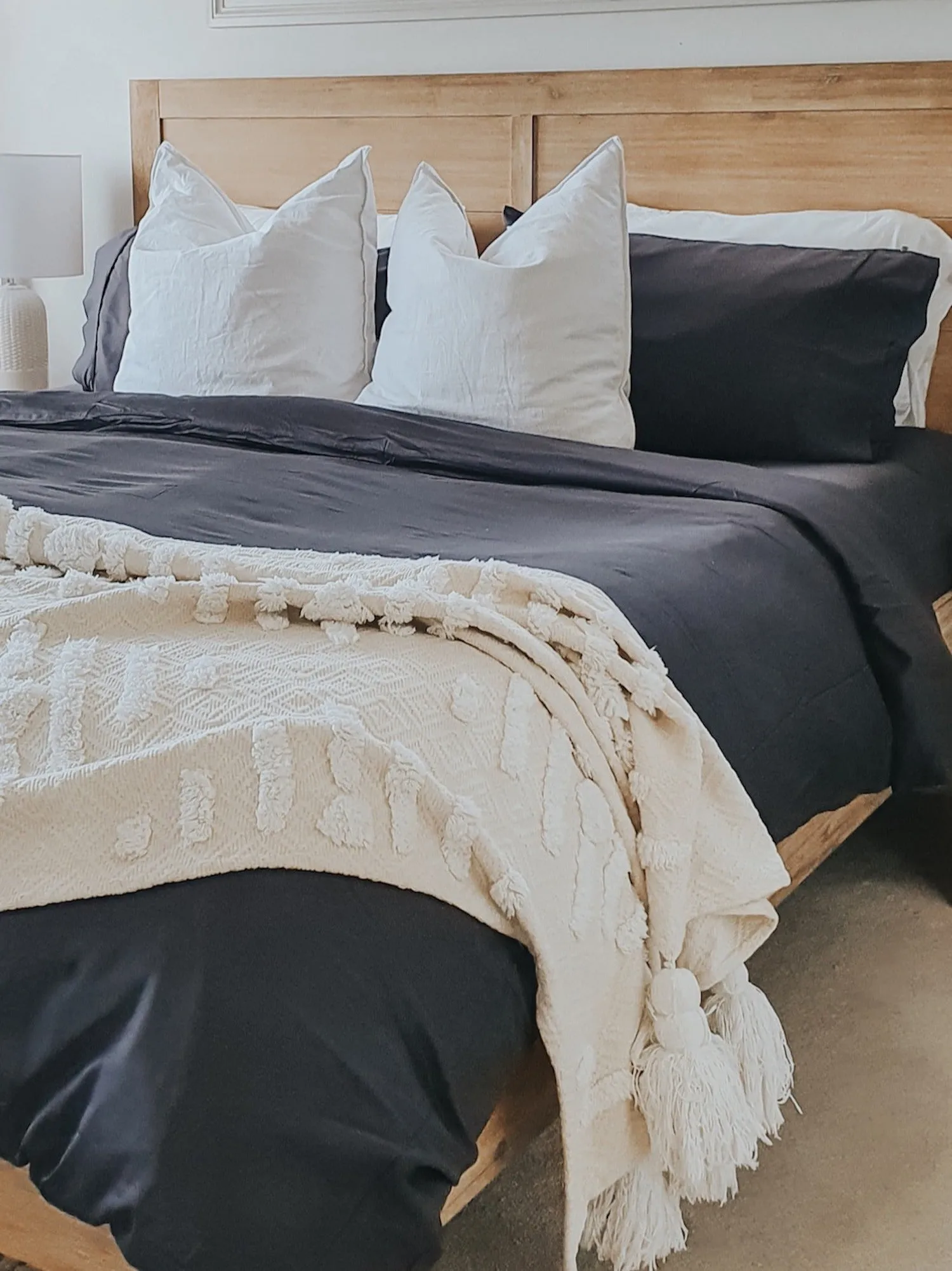 Bamboo Sheet Set (Queen) - Slate Grey