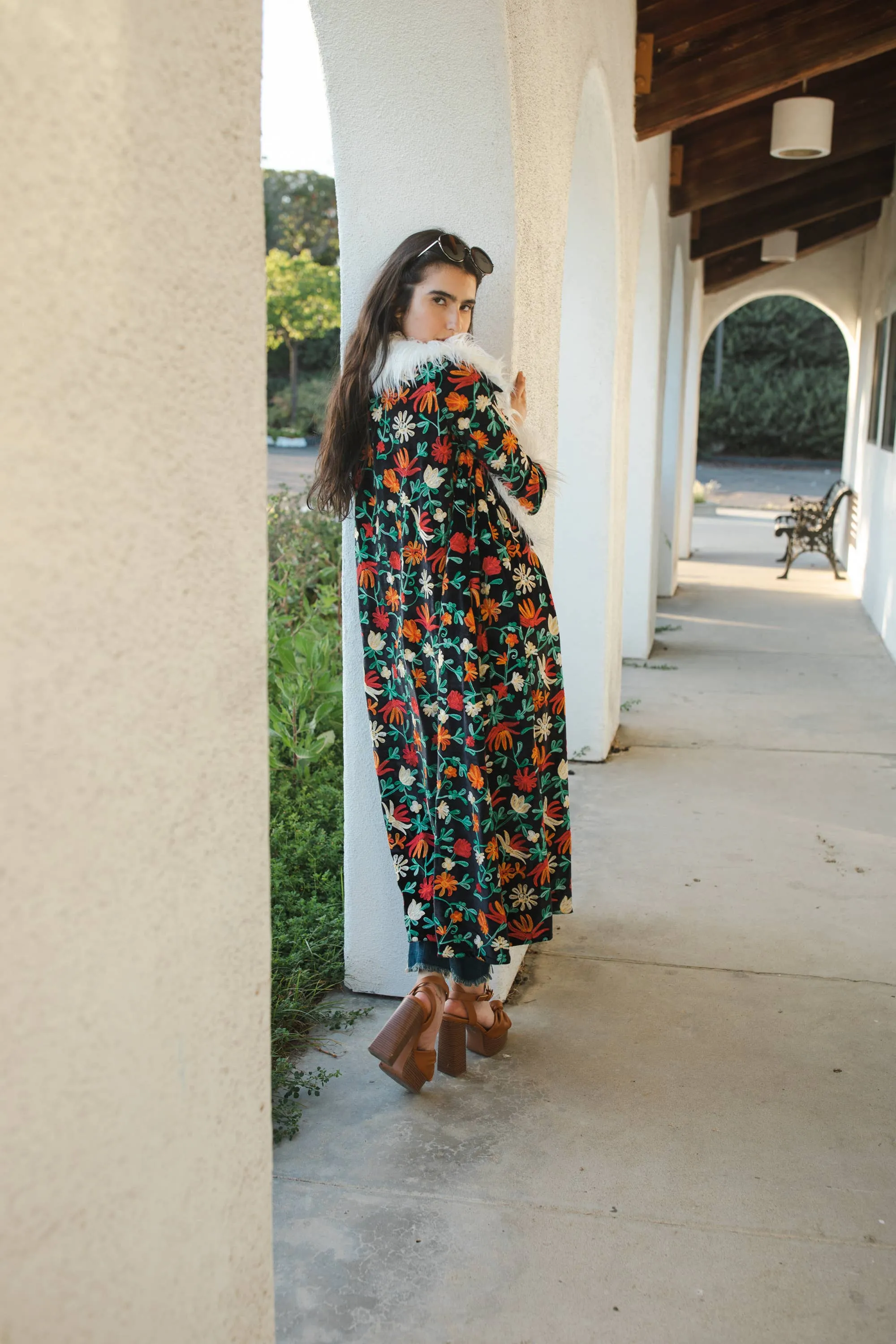 Botanical Bohemian Coat