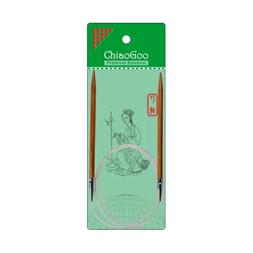 ChiaoGoo Bamboo Circular Knitting Needles 32"