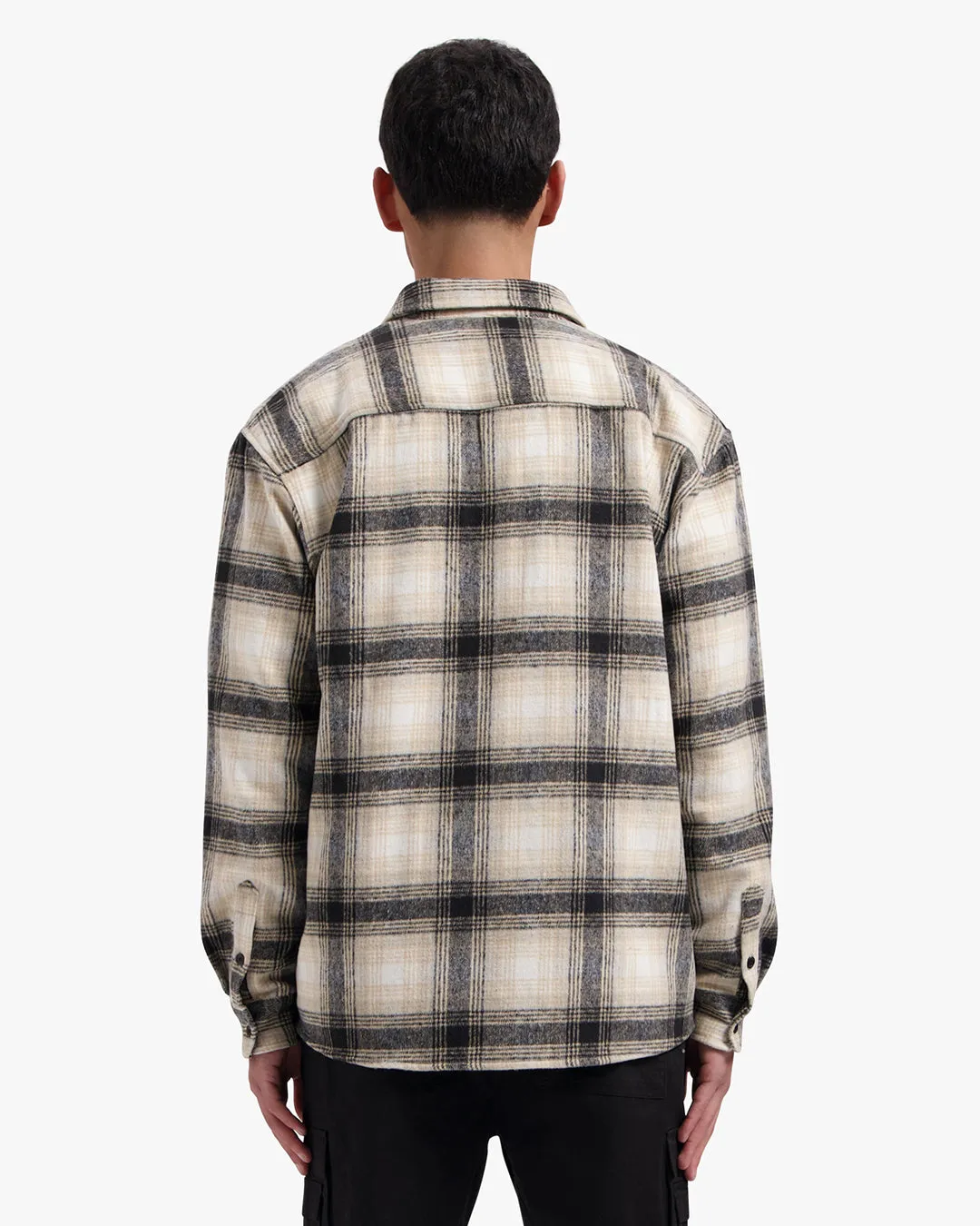 Croyez Midweight Flannel Overshirt | Light Brown