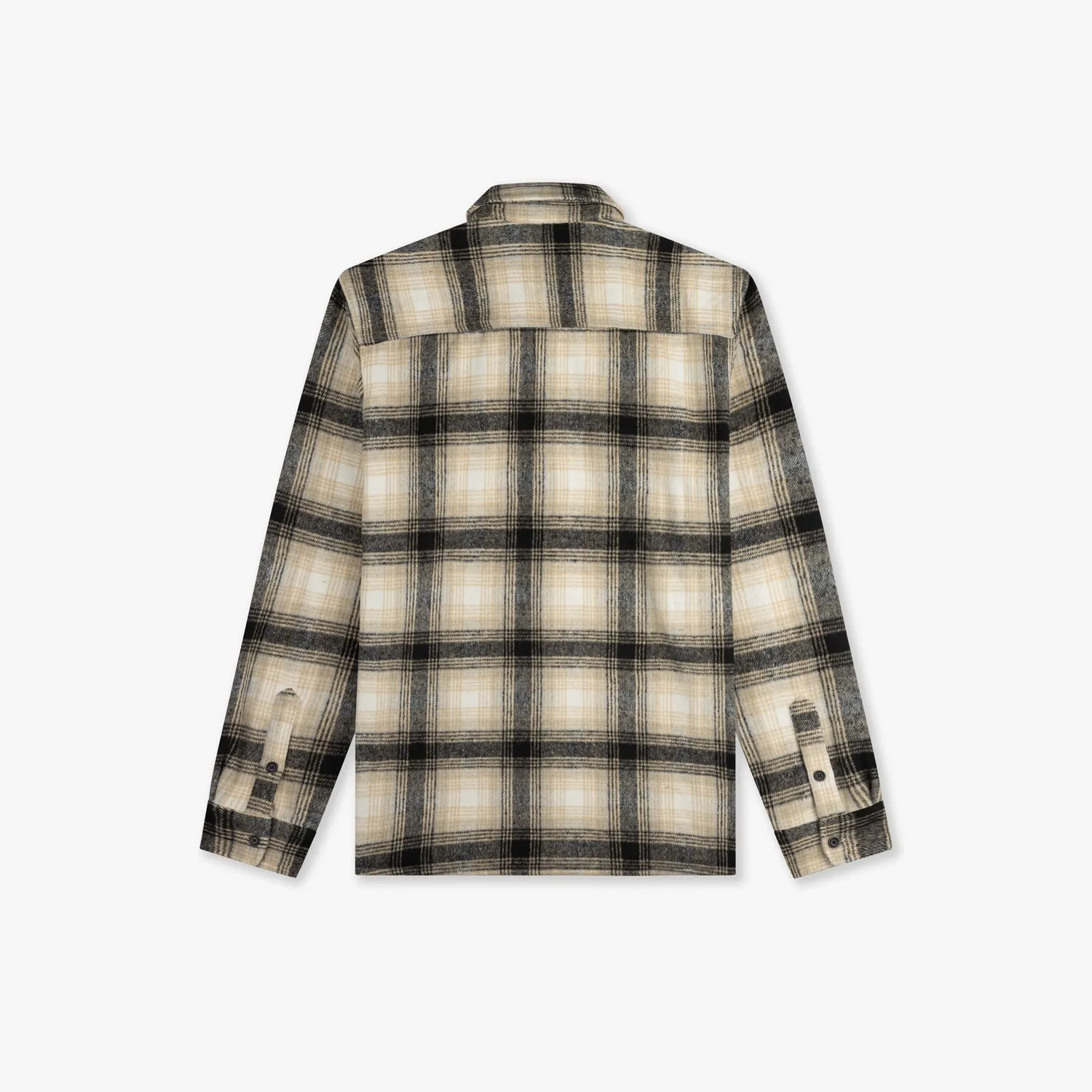 Croyez Midweight Flannel Overshirt | Light Brown