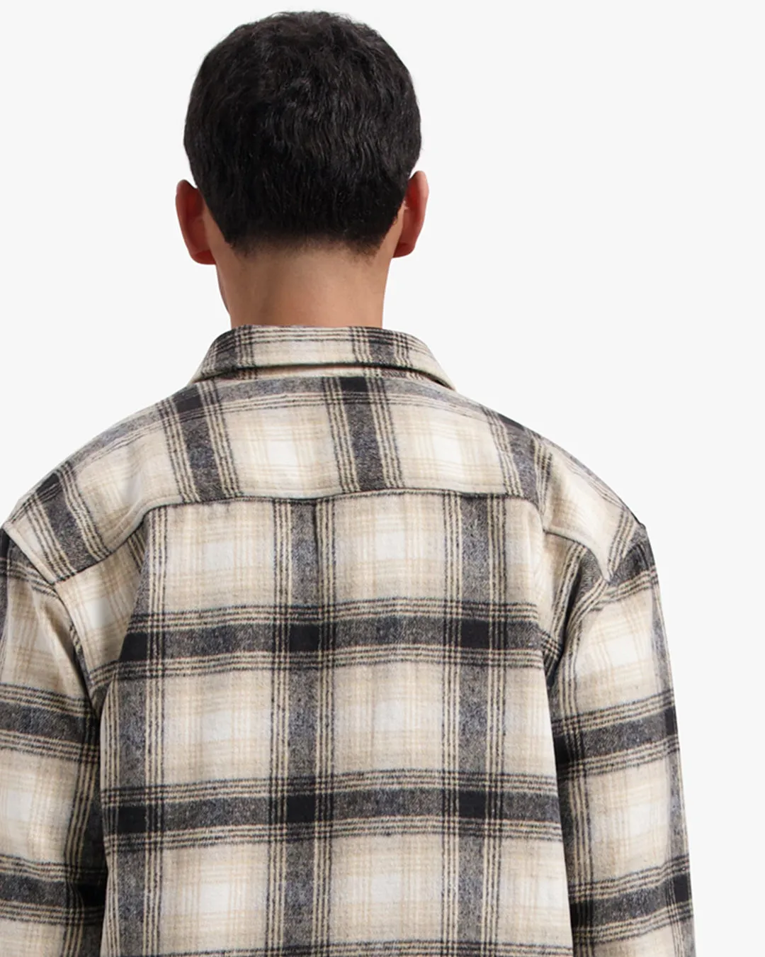 Croyez Midweight Flannel Overshirt | Light Brown