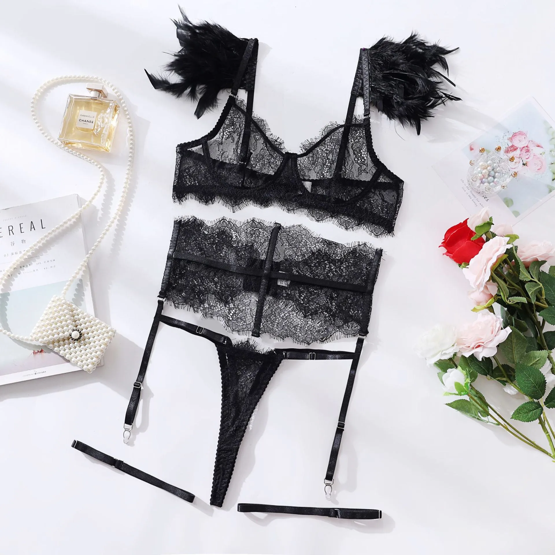 Eclipse Lace Enchantment Lingerie Set