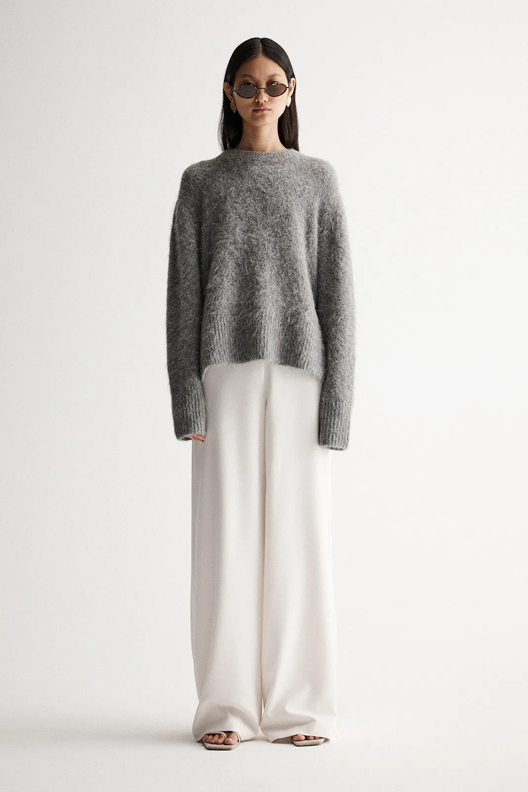 Elka Collective 'Tallulah Knit Jumper' - Grey Marle