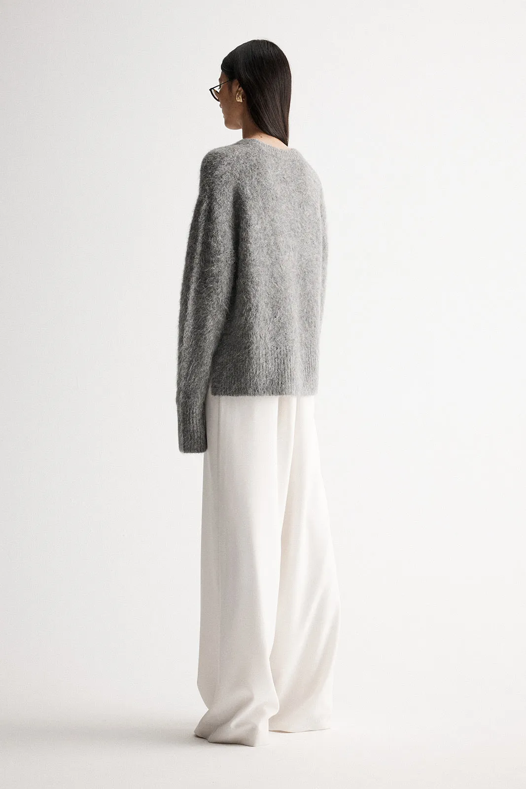 Elka Collective 'Tallulah Knit Jumper' - Grey Marle