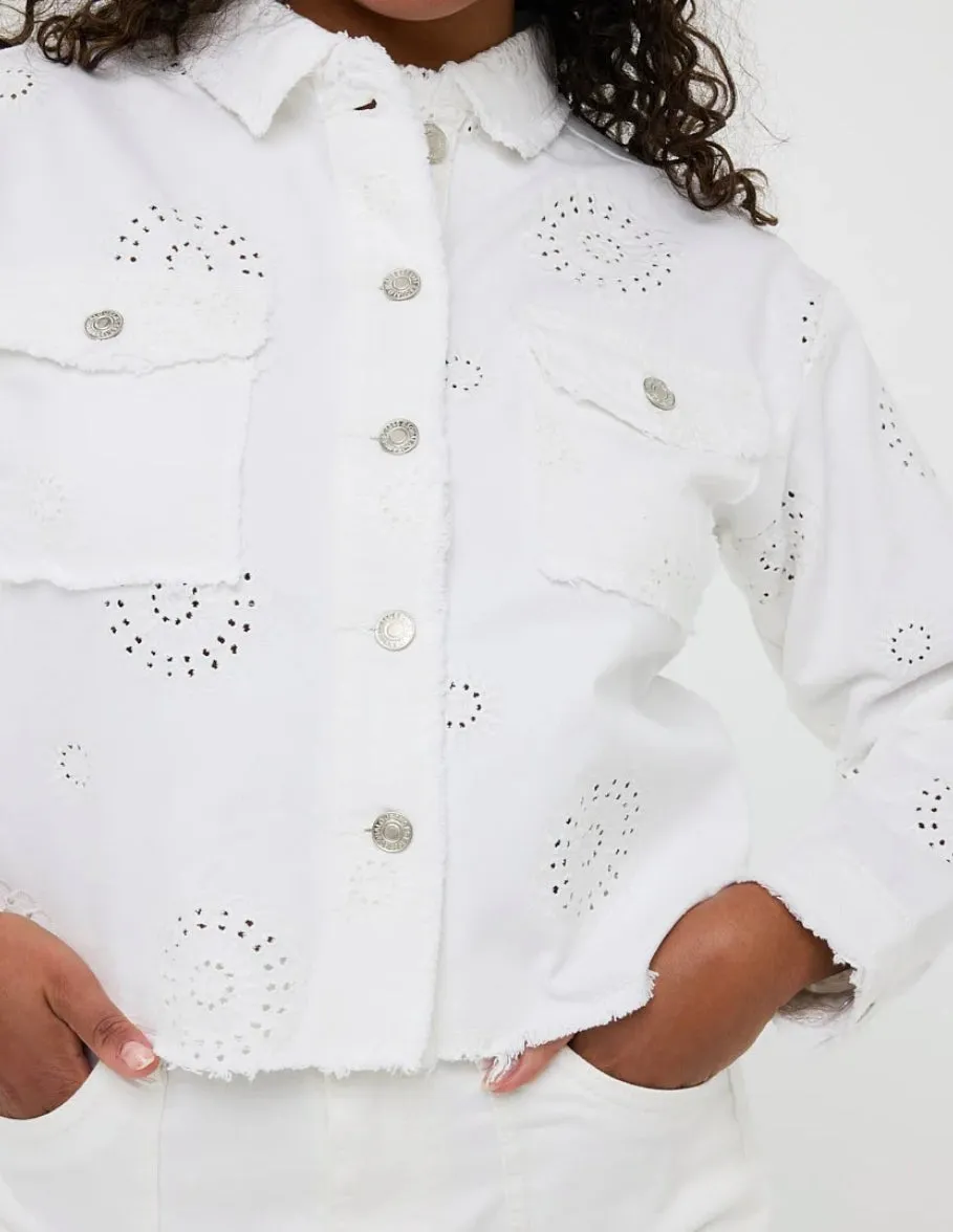 ESQUALO Jacket embroidery flower