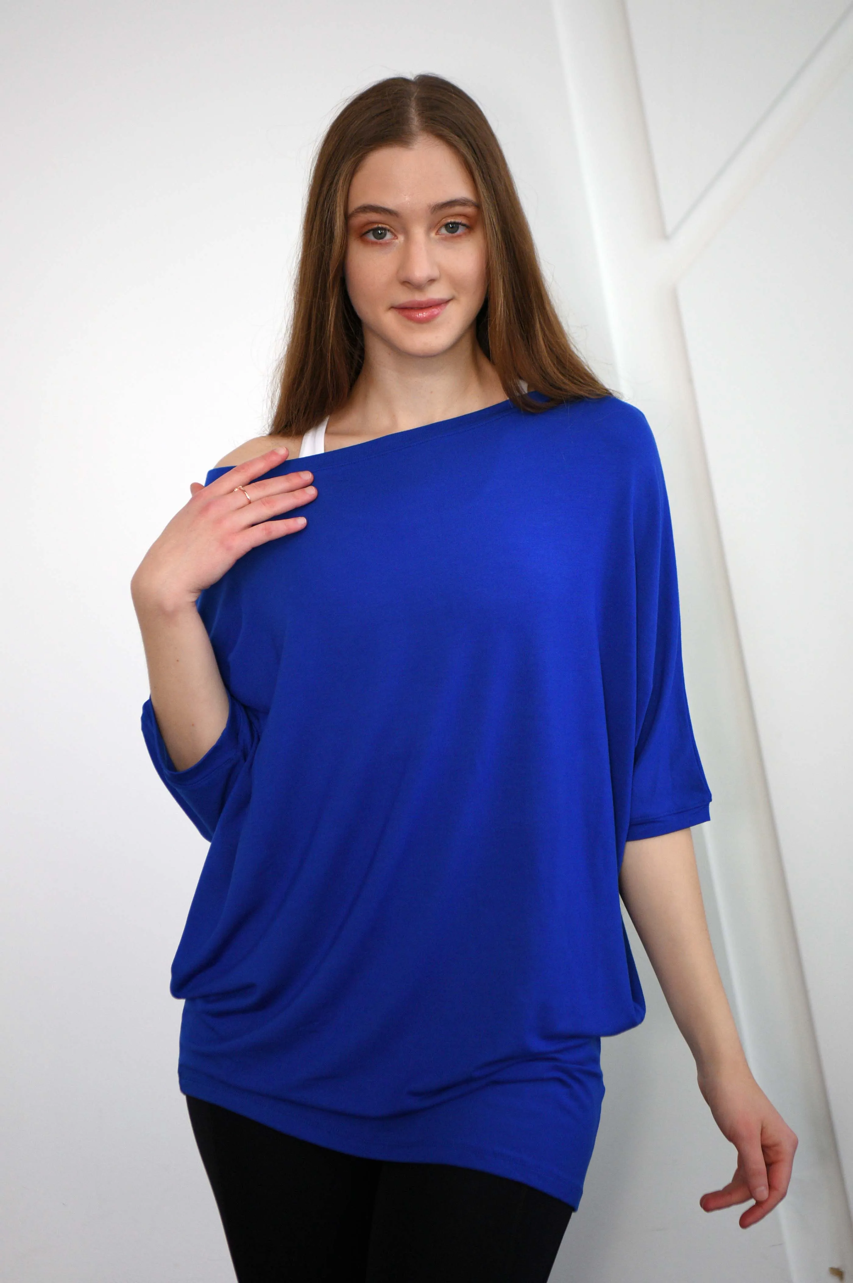 FANNIE BAMBOO-BLEND TOP-Restocked