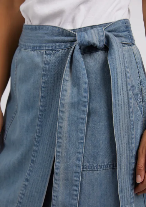Foxwood Marieka Skirt - Mid Denim Blue