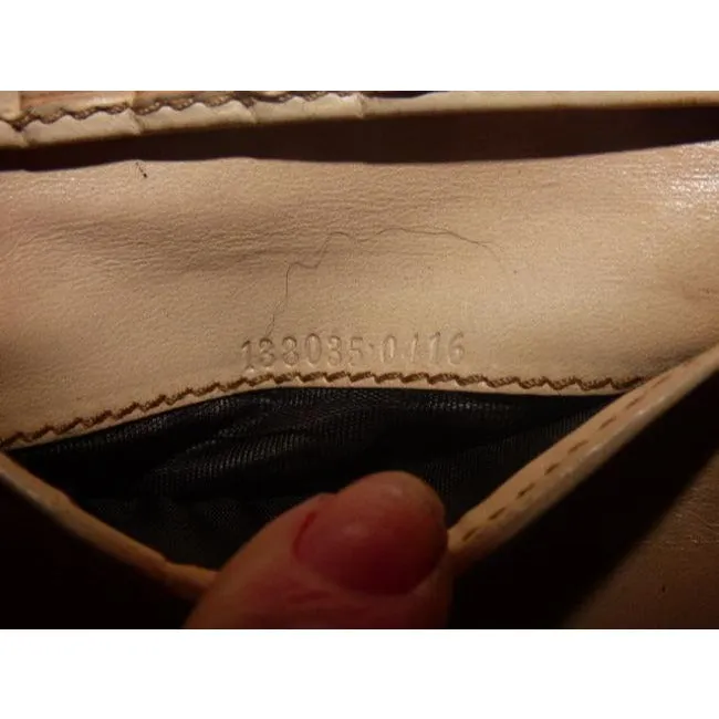 Gucci Floral Print Pink Leather Bamboo Line Wallet