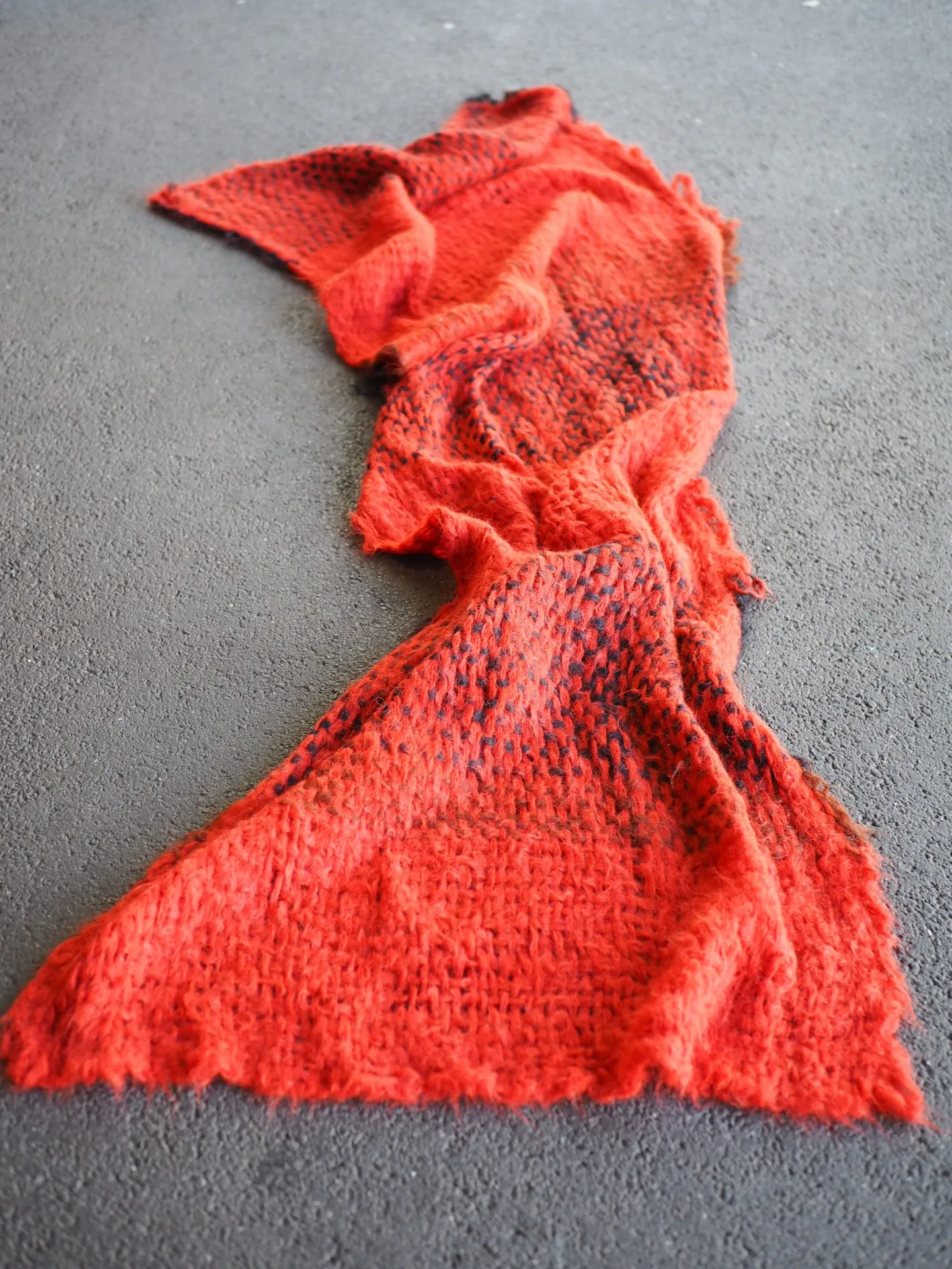 Hand loom Alpaca wrap - Pinks