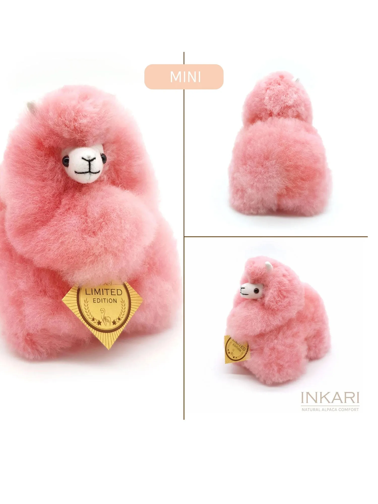 Inkari Alpaca -Rainbows-Cotton Candy-Mini 15cm