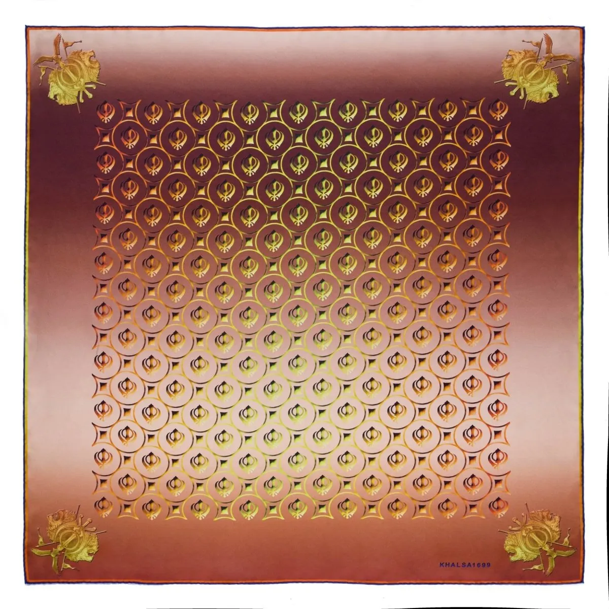 Italian Silk Twill Scarf (68 x 68 cm)