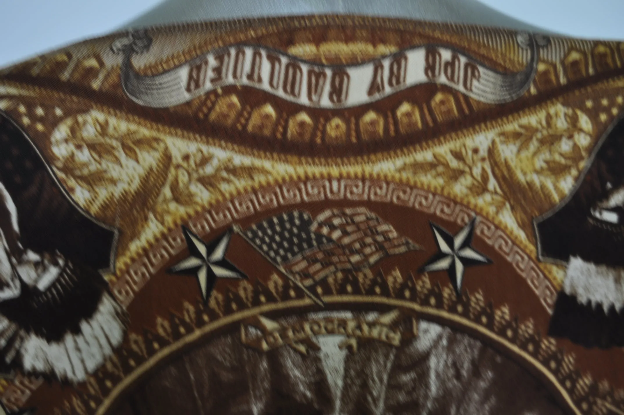 Jean Paul Gaultier top with Sheriff and indian  print Gaultier jeans collection