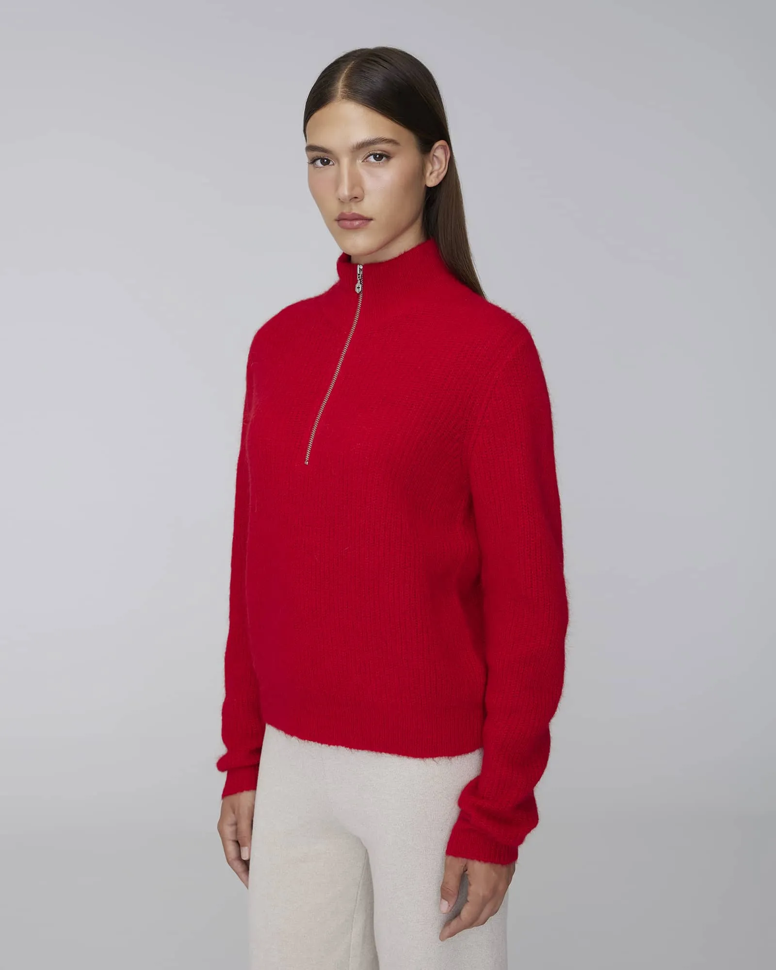 KATRINA | Half-zip Sweater