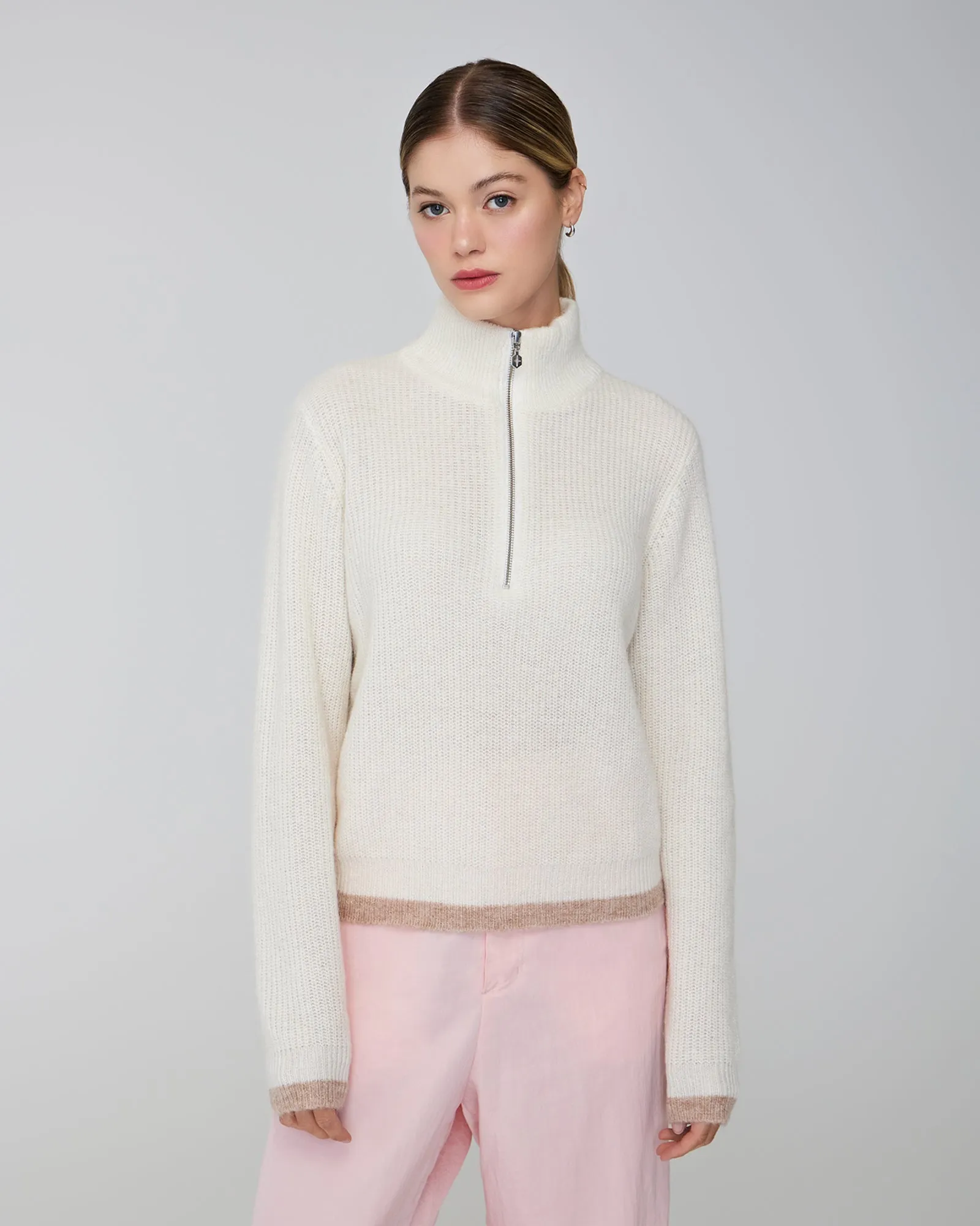 KATRINA | Half-zip Sweater