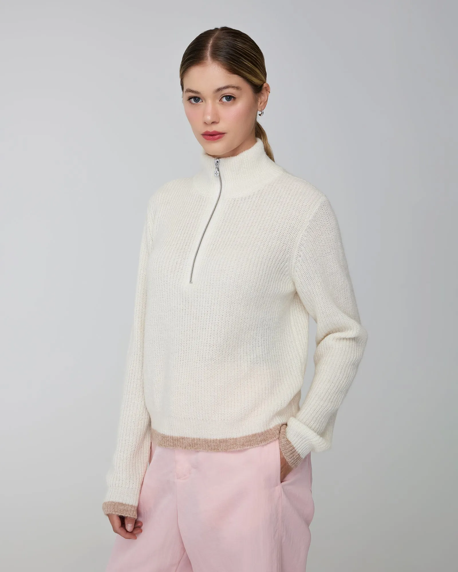 KATRINA | Half-zip Sweater