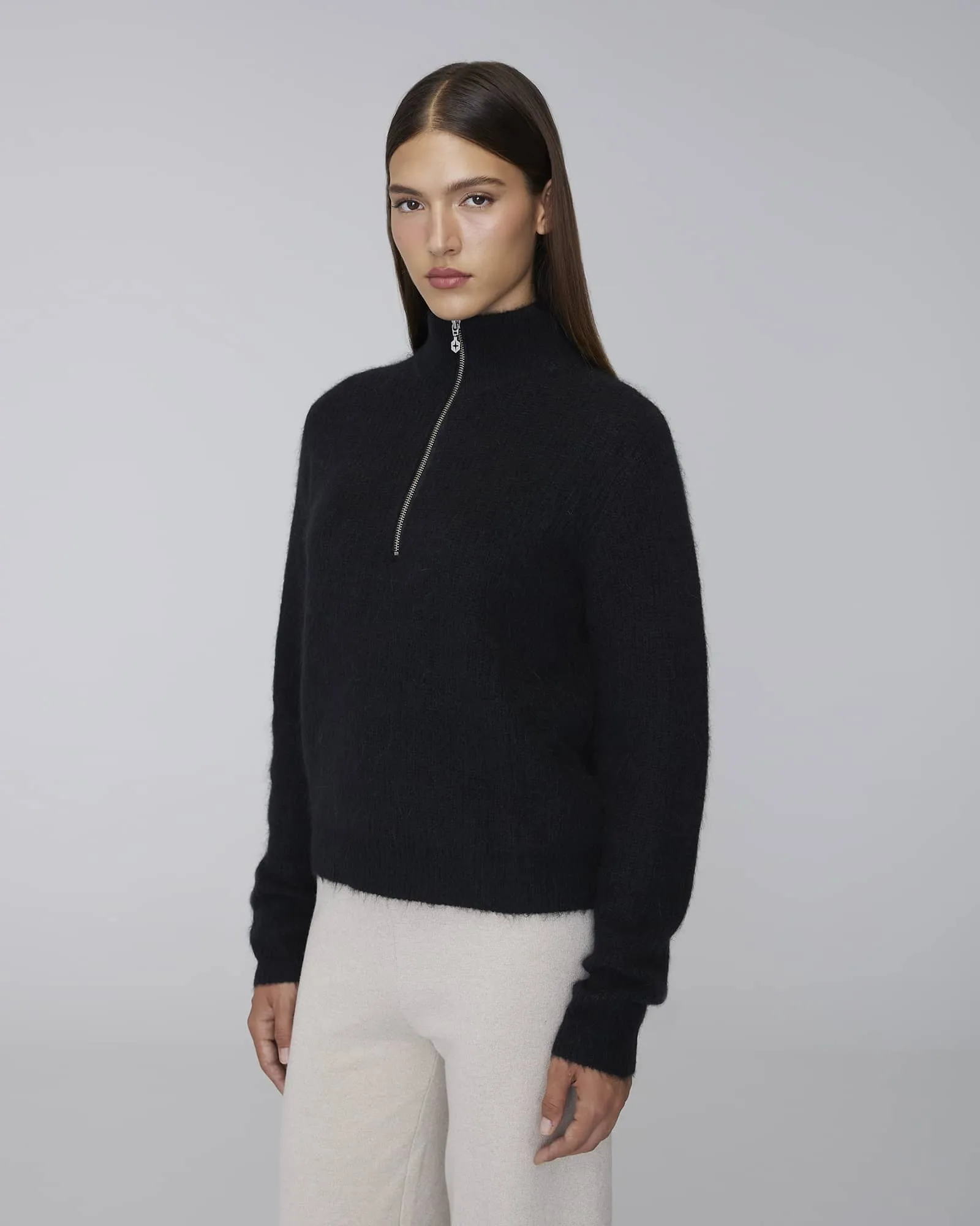 KATRINA | Half-zip Sweater