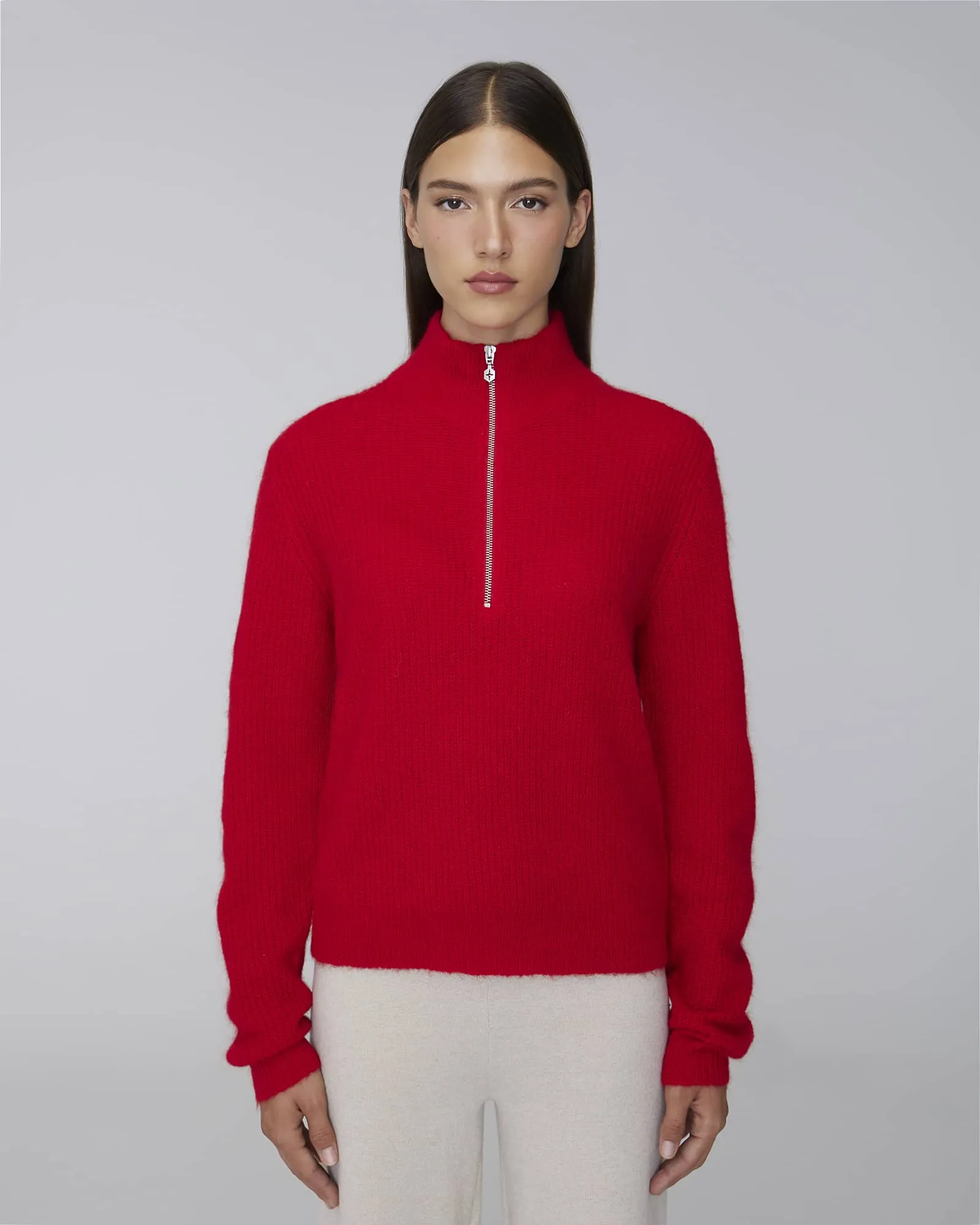 KATRINA | Half-zip Sweater
