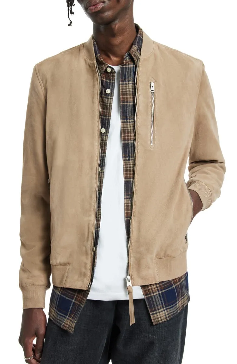 Kemble Suede Bomber Jacket