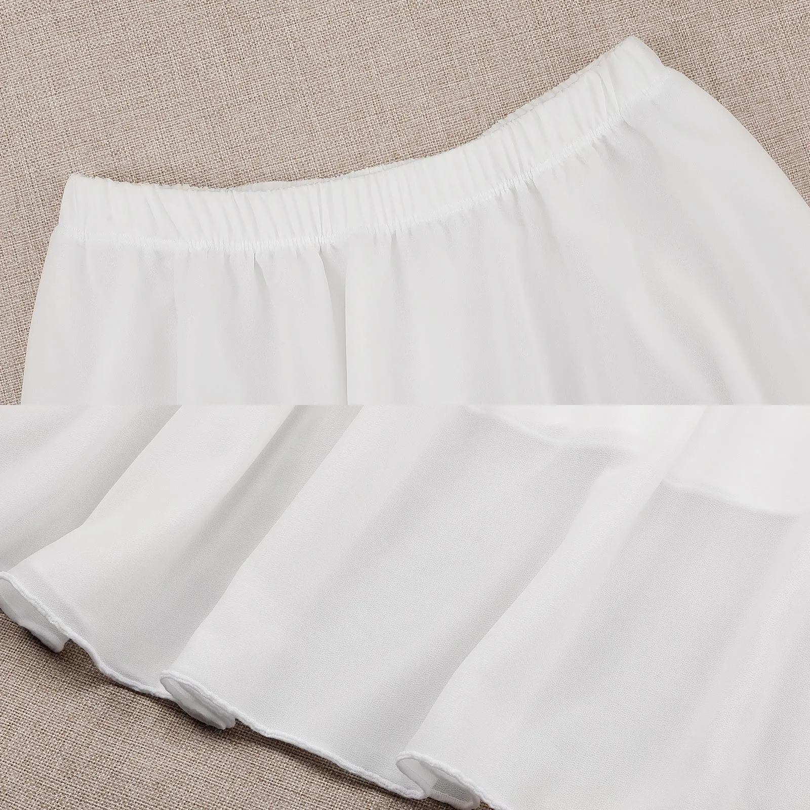 Layered Chiffon Skirt Pink Butterfly Balm Swirl