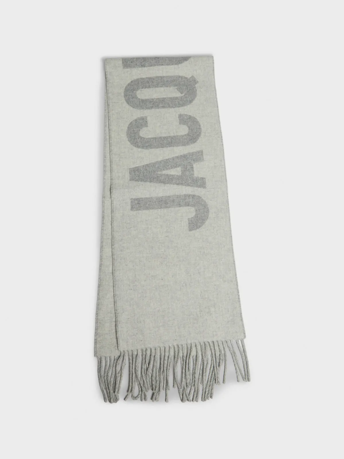 L'Echarpe Jacquemus Scarf in Grey