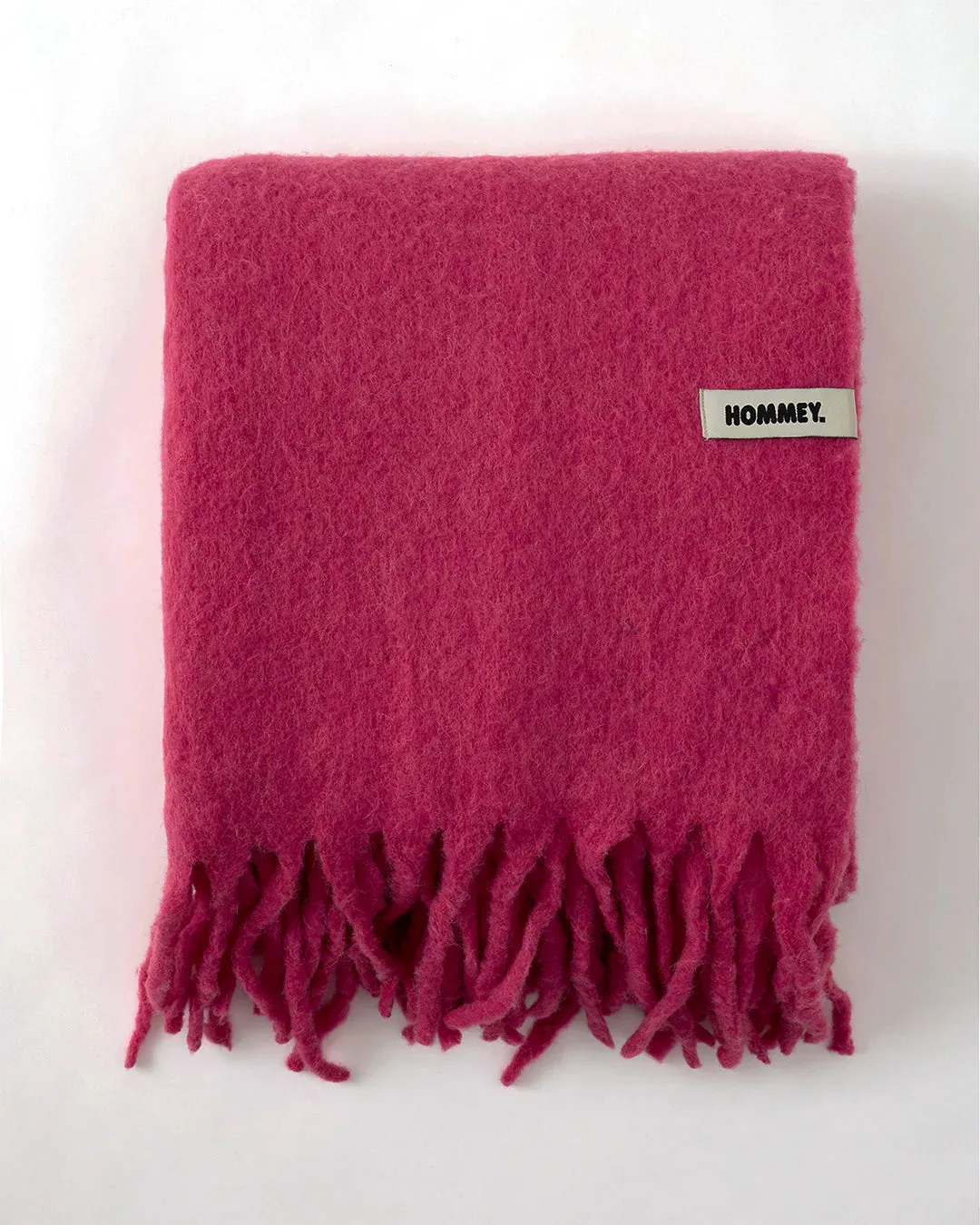 MERINO ALPACA THROW | BUBBLEGUM