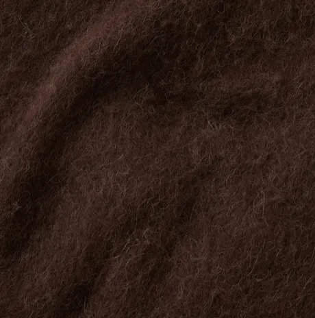 MERINO ALPACA THROW | COCOA