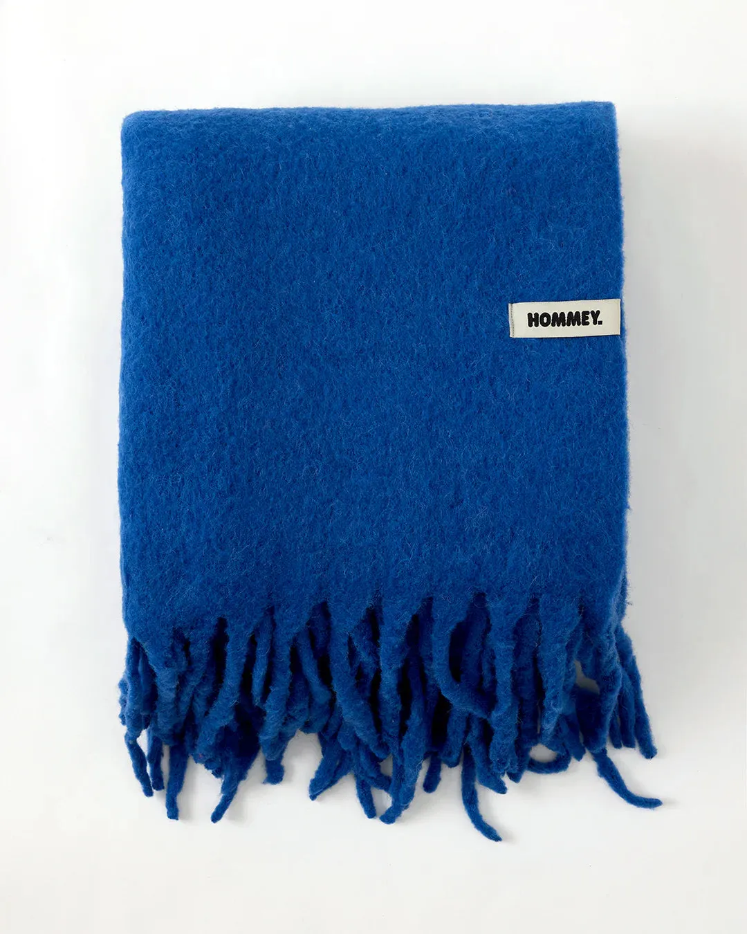 MERINO ALPACA THROW | COLBALT