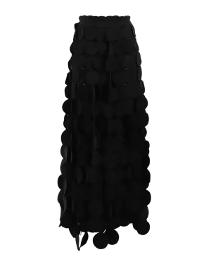 Multi Circle Layered Maxi Skirt