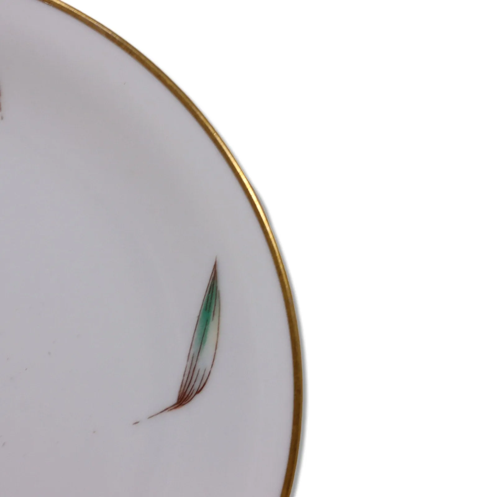 Noritake Canton 5027 Coupe Cereal Bowl 6 1/4” Bamboo Gold Trim Japan vintage