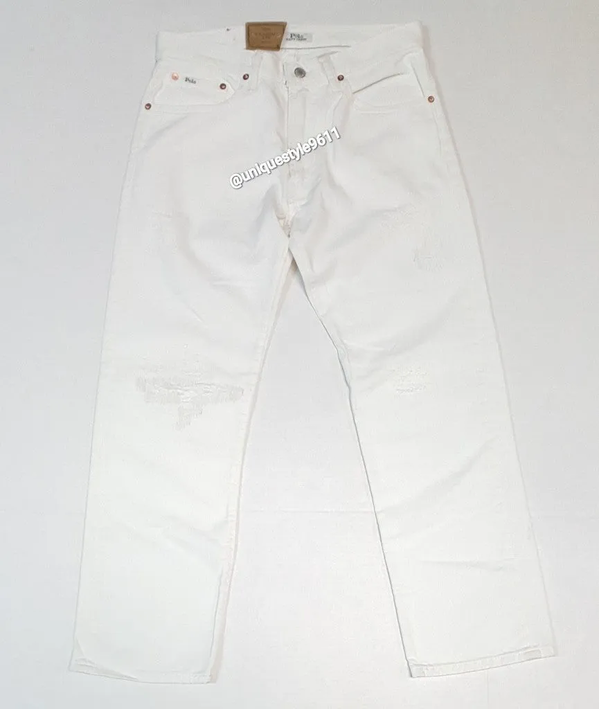 Nwt Polo Ralph Lauren White Sullivan Slim Fit Stretch Jeans