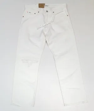 Nwt Polo Ralph Lauren White Sullivan Slim Fit Stretch Jeans