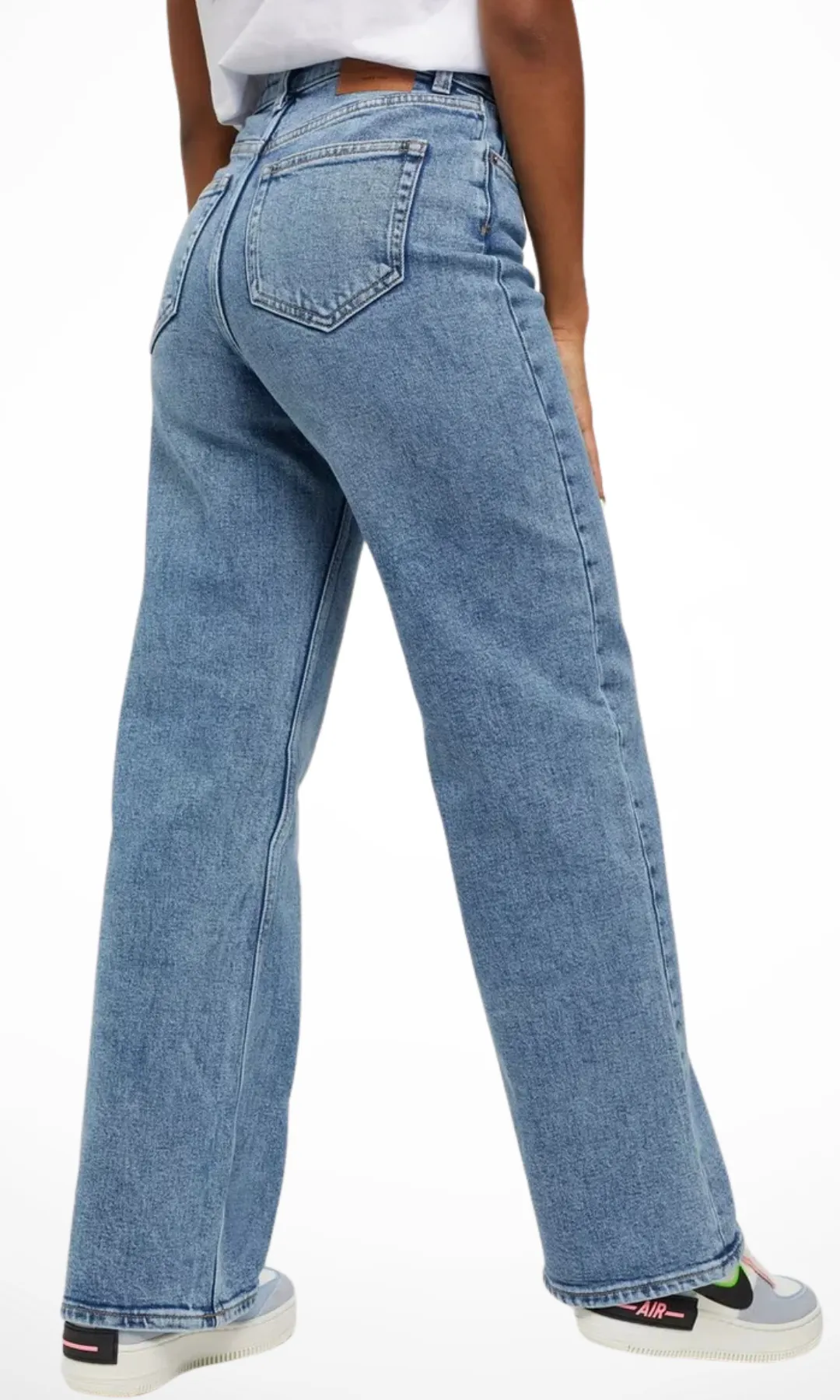 Original Women Wide Leg Jeans (Mid Blue)