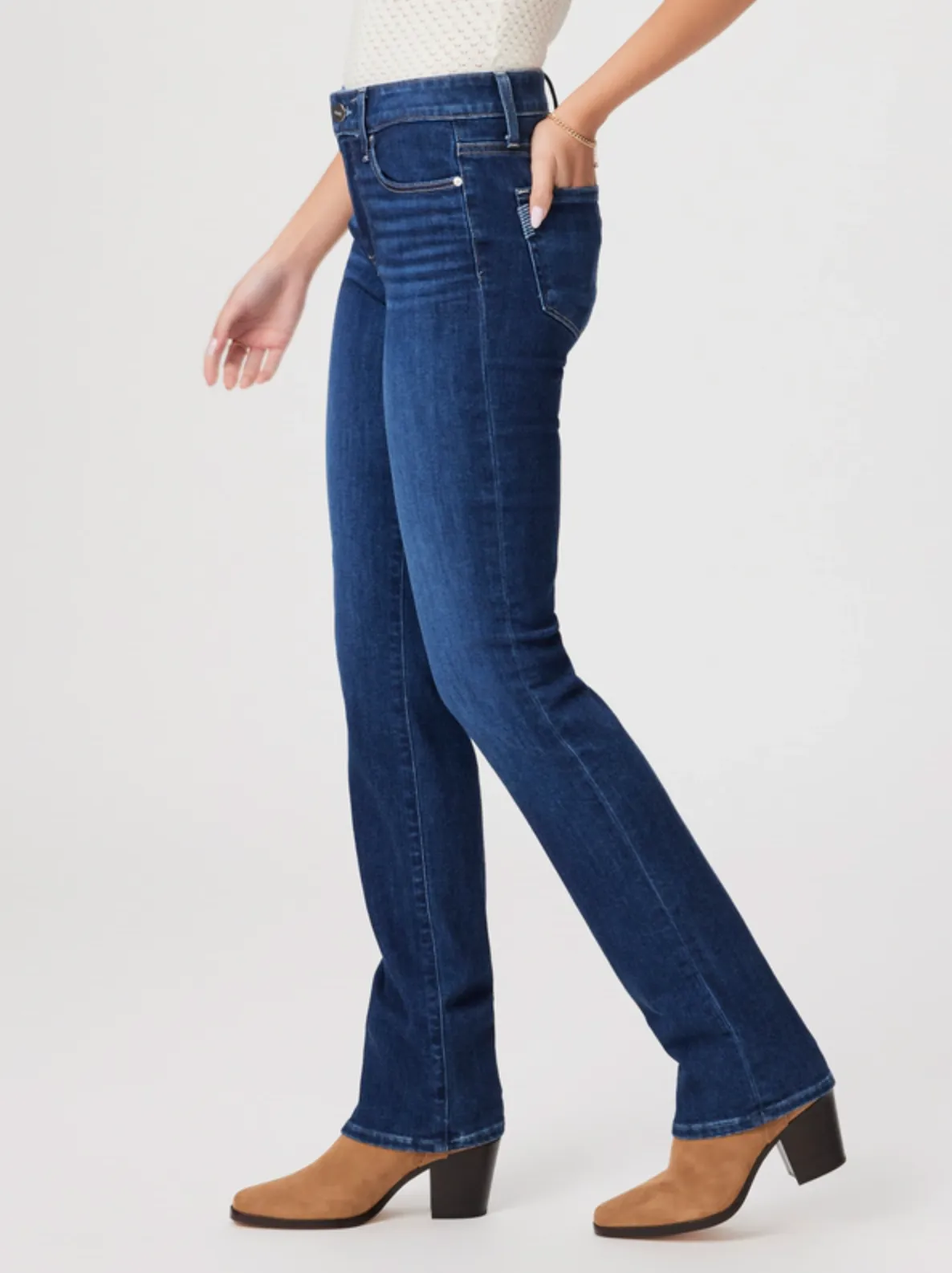 Paige High Rise Hoxton Straight - Primavera