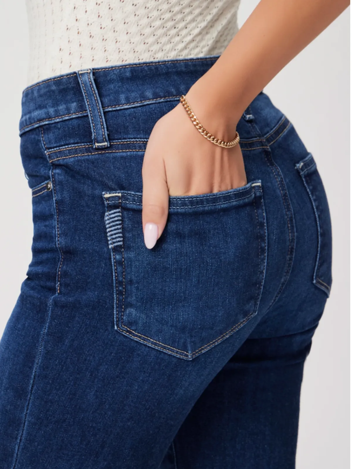 Paige High Rise Hoxton Straight - Primavera
