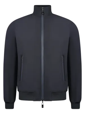 Pal Zileri Zip Thru Jacket Navy