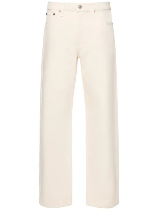 RE/DONE   Loose cotton straight jeans 