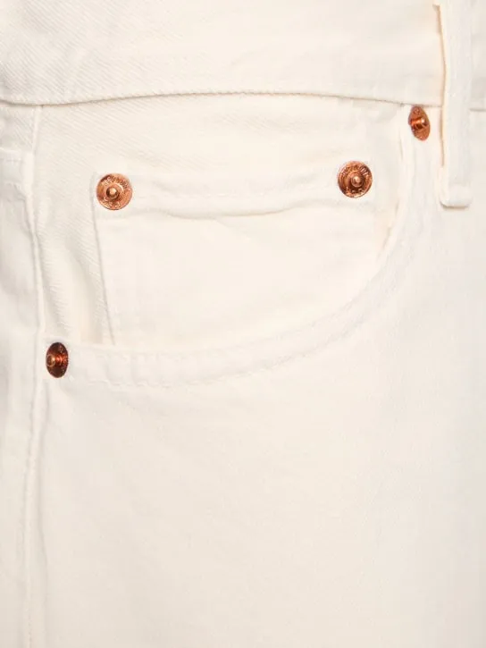 RE/DONE   Loose cotton straight jeans 