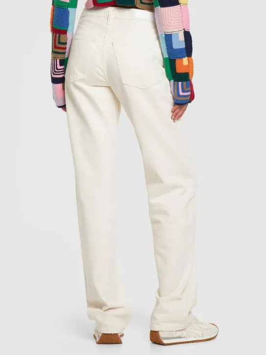 RE/DONE   Loose cotton straight jeans 