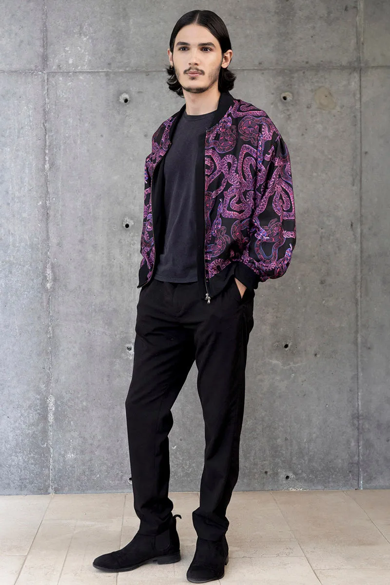 Snake Bomber Jacket - Reversible - Made to Order