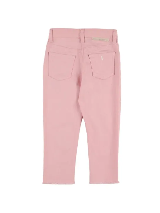Stella McCartney Kids   Stretch organic cotton blend jeans 