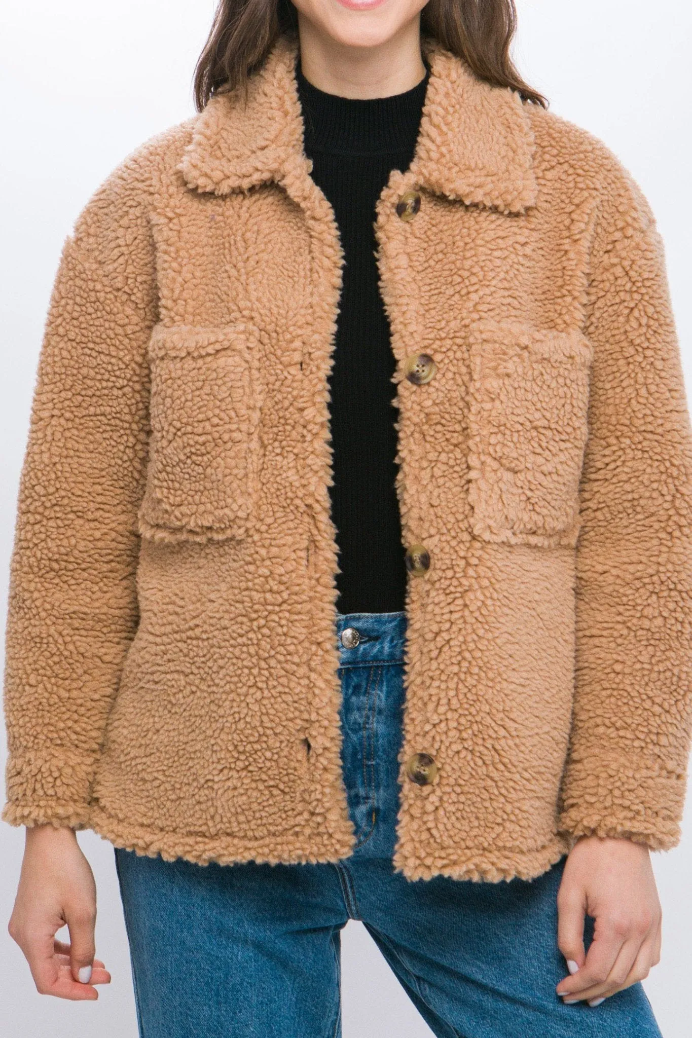 Taste of Fall Sherpa Jacket