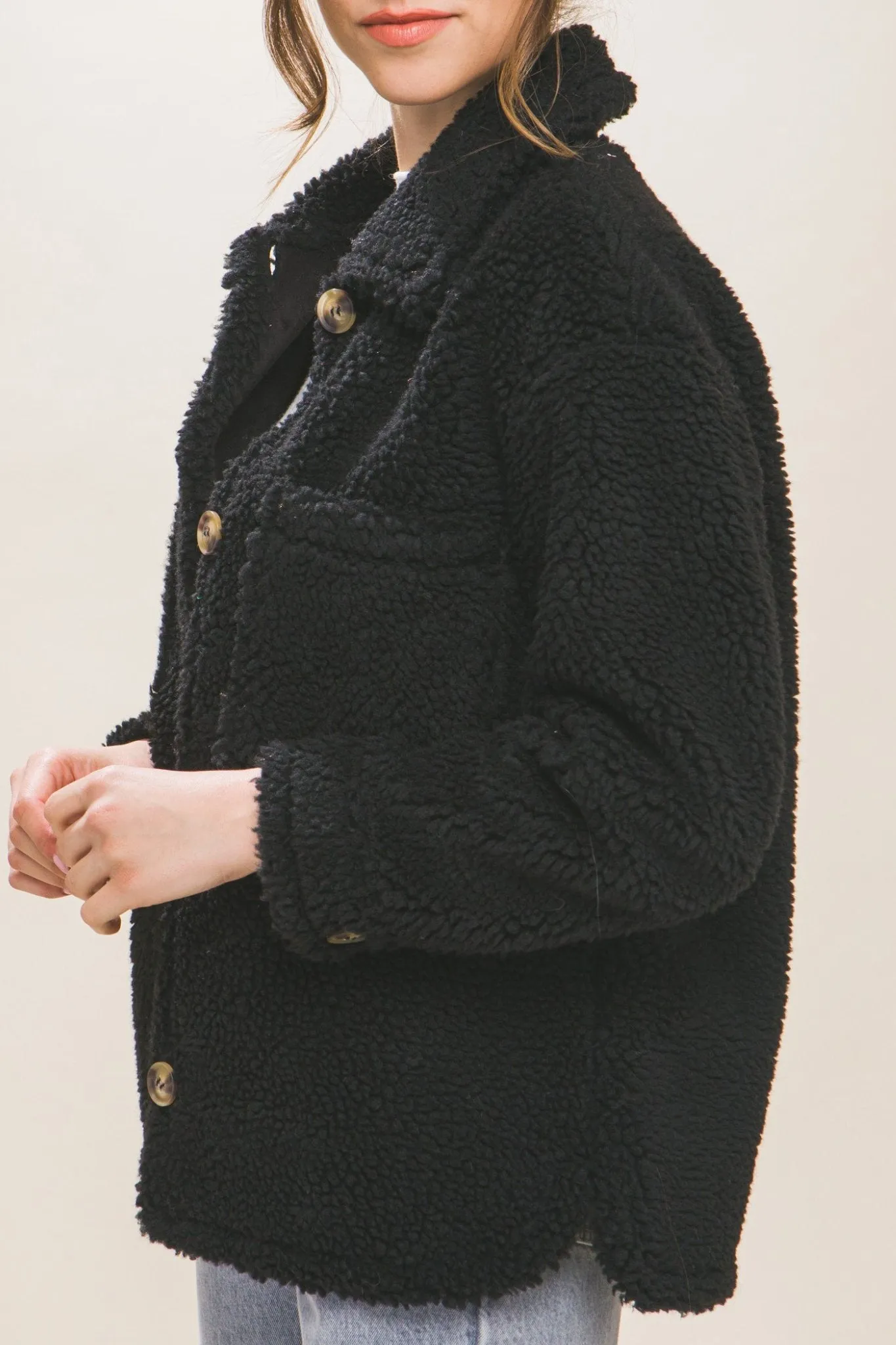 Taste of Fall Sherpa Jacket